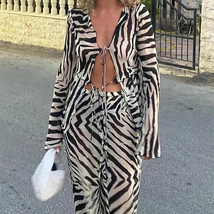 Stilla | Strand Sæt Med Zebra Motiv
