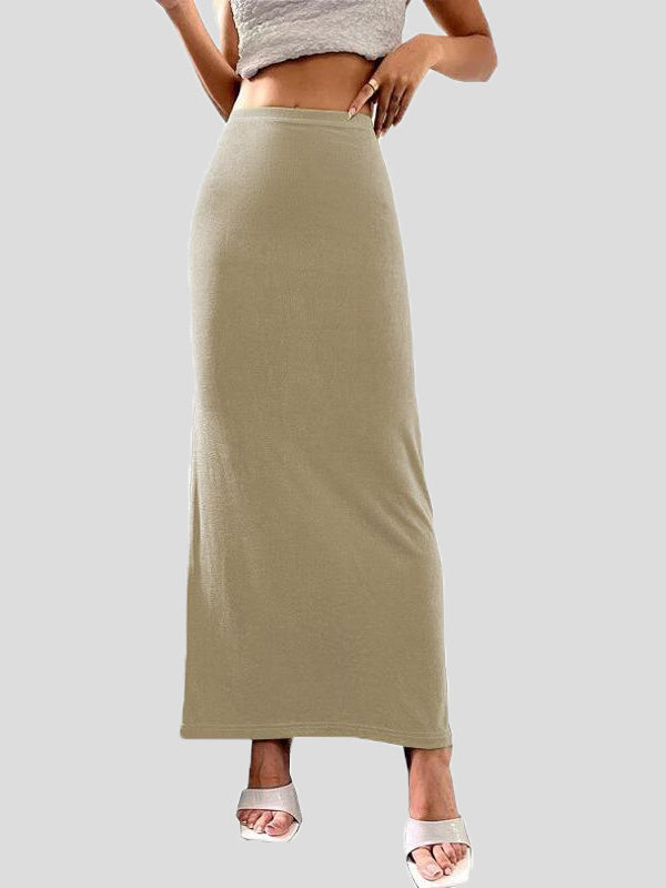 Stilla | Kvinderne Nederdele Afslappet Solid Slim Fit Maxi Nederdel