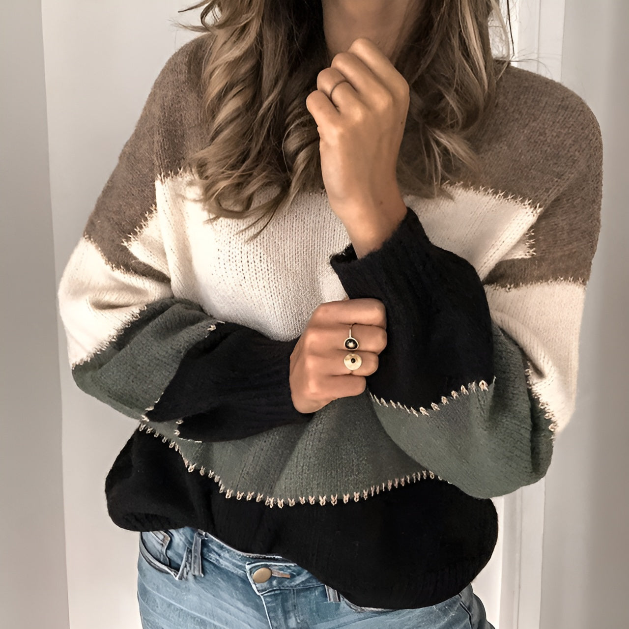 Stilla | Læderagtig og Tidless Pullover