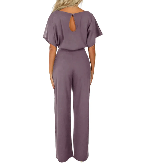 Stilla | Elegant Jumpsuit Med Bælte Til Dame Levere