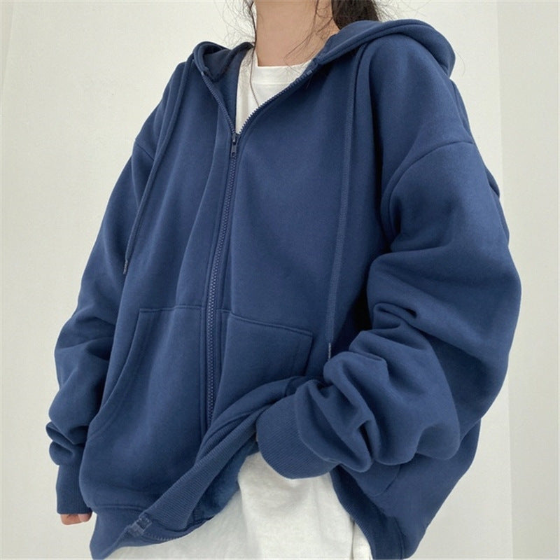 Stilla | Fiskeskjell Løs Sweatshirt Cardigan Jakke