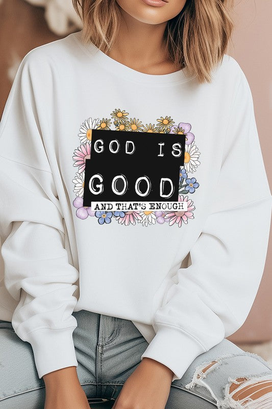 Stilla | Gud Er God, Det Er Nok Sweatshirt Udsalg