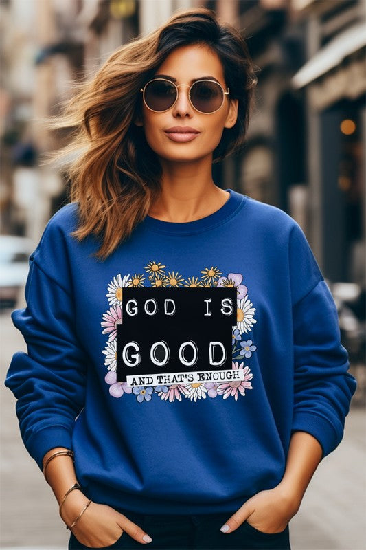 Stilla | Gud Er God, Det Er Nok Sweatshirt Udsalg