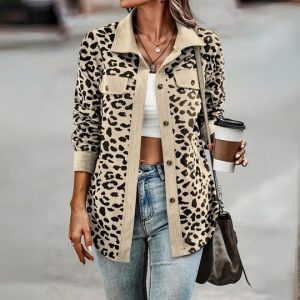 Stilla | Jakke Med Leopardskrift Rianne Chic