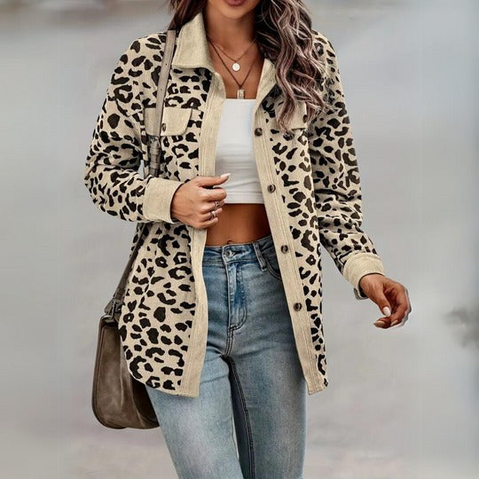 Stilla | Jakke Med Leopardskrift Rianne Chic