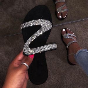 Stilla | Elegant Krystal Sandaler