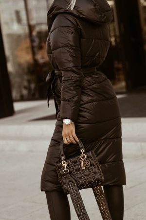 Stilla | Elegant Print Solid Patchwork Halv A-turtleneck Ydertøj
