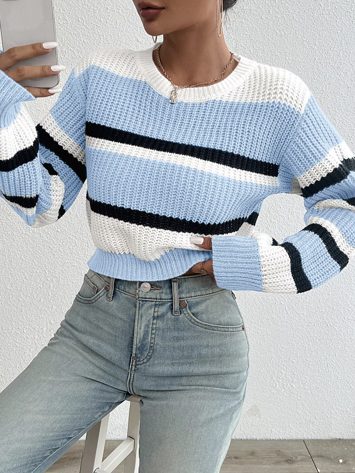 Stilla | Strikket Kort Sweater