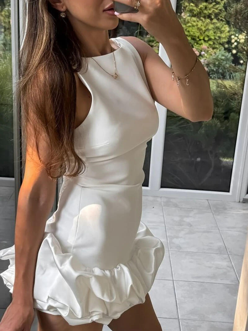 Stilla | Elegante Ærmeløs Minikjole