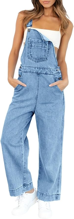 Stilla | Jeans-jumpsuit med brede ben til kvinder