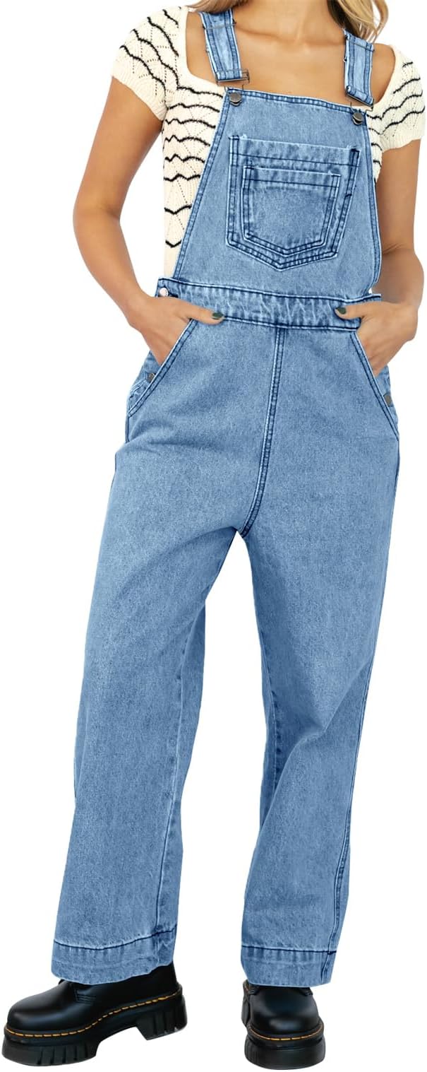 Stilla | Jeans-jumpsuit med brede ben til kvinder