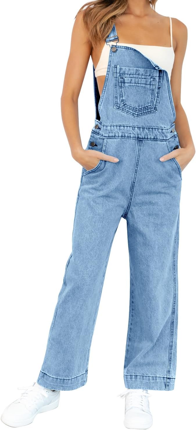Stilla | Jeans-jumpsuit med brede ben til kvinder