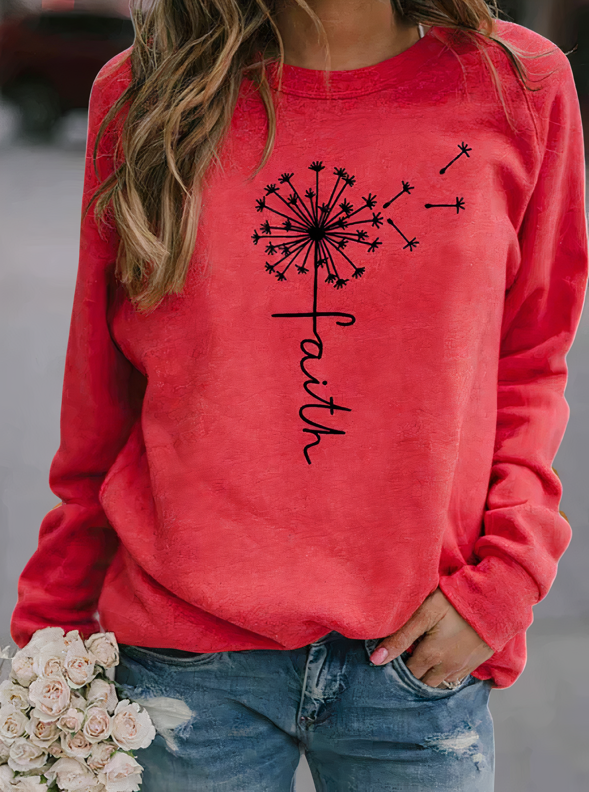 Stilla | Sweatshirt med grafisk design