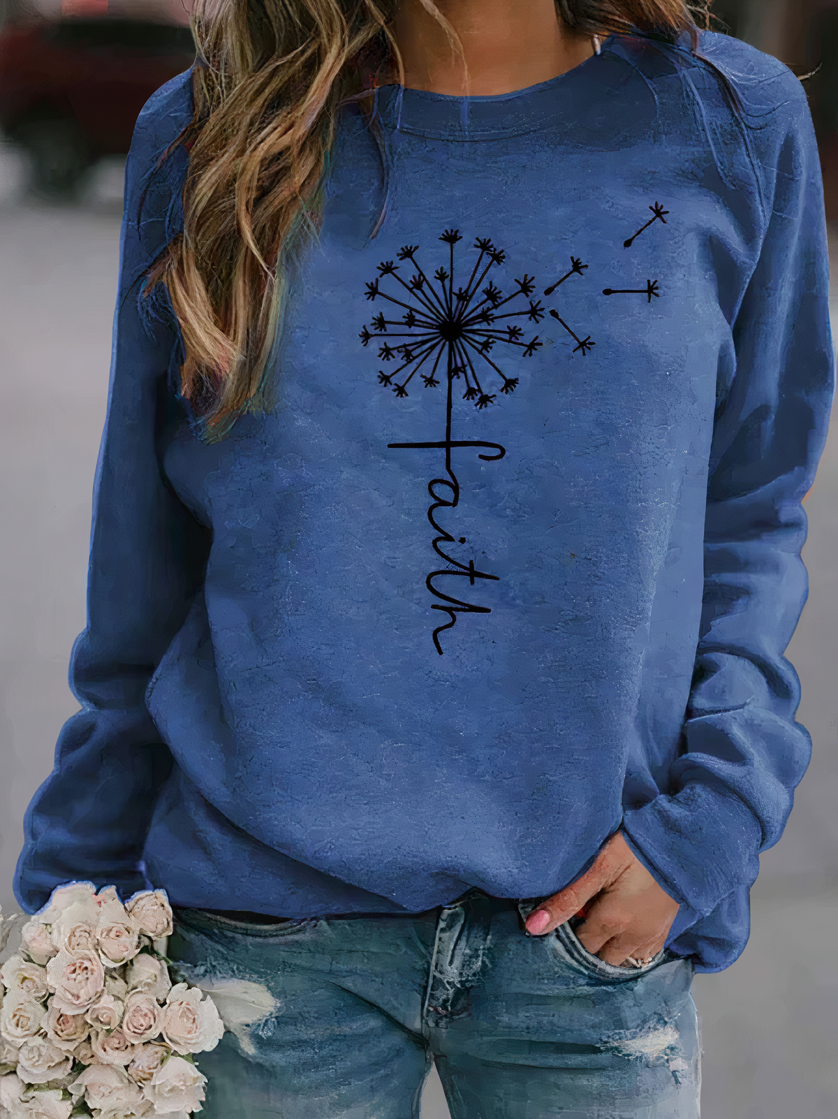 Stilla | Sweatshirt med grafisk design