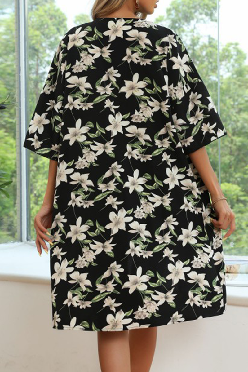 Stilla | Afslappet Floral Basic Toppe
