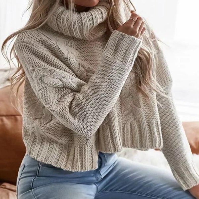 Stilla | Krammepullover Med Rullekrave