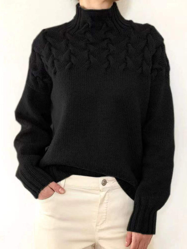 Stilla | Læderagtig og afslappet sweater til hyggelige dage