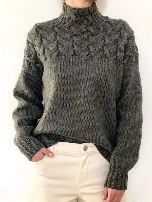 Stilla | Læderagtig og afslappet sweater til hyggelige dage