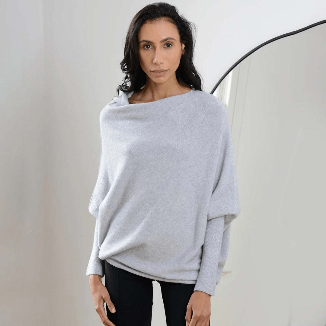 Stilla | Alsidig Pullover Med Off the Shoulder Dame Pullover Jumper Vest