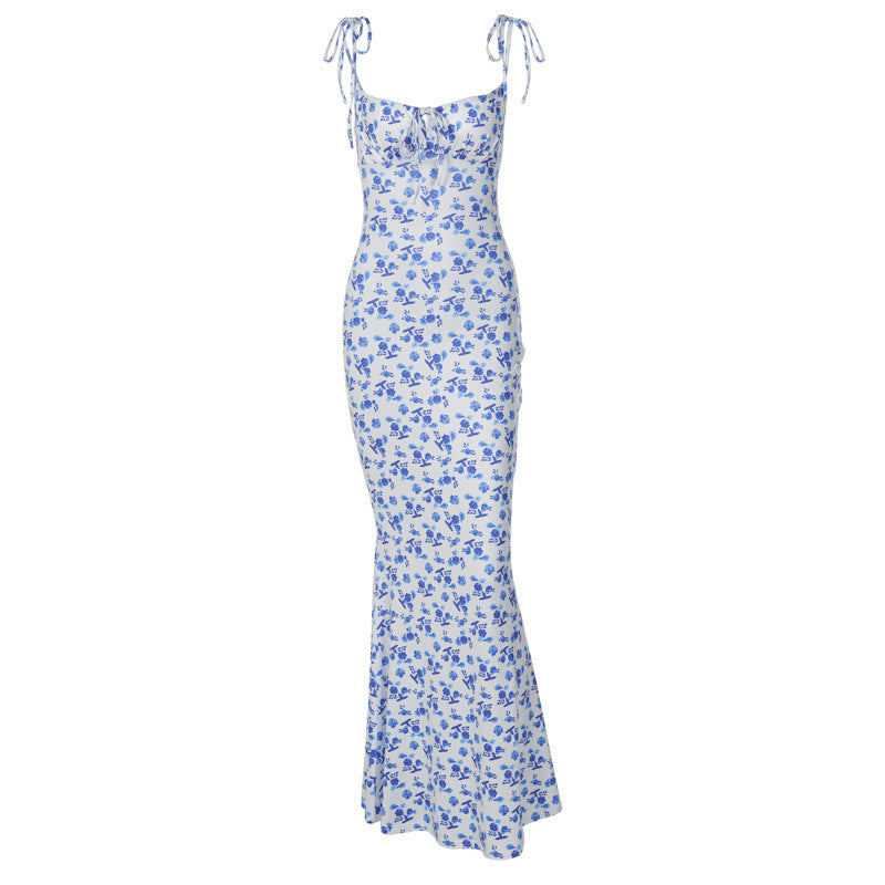 Stilla | Blomstertryk Lang Kjole Sommer