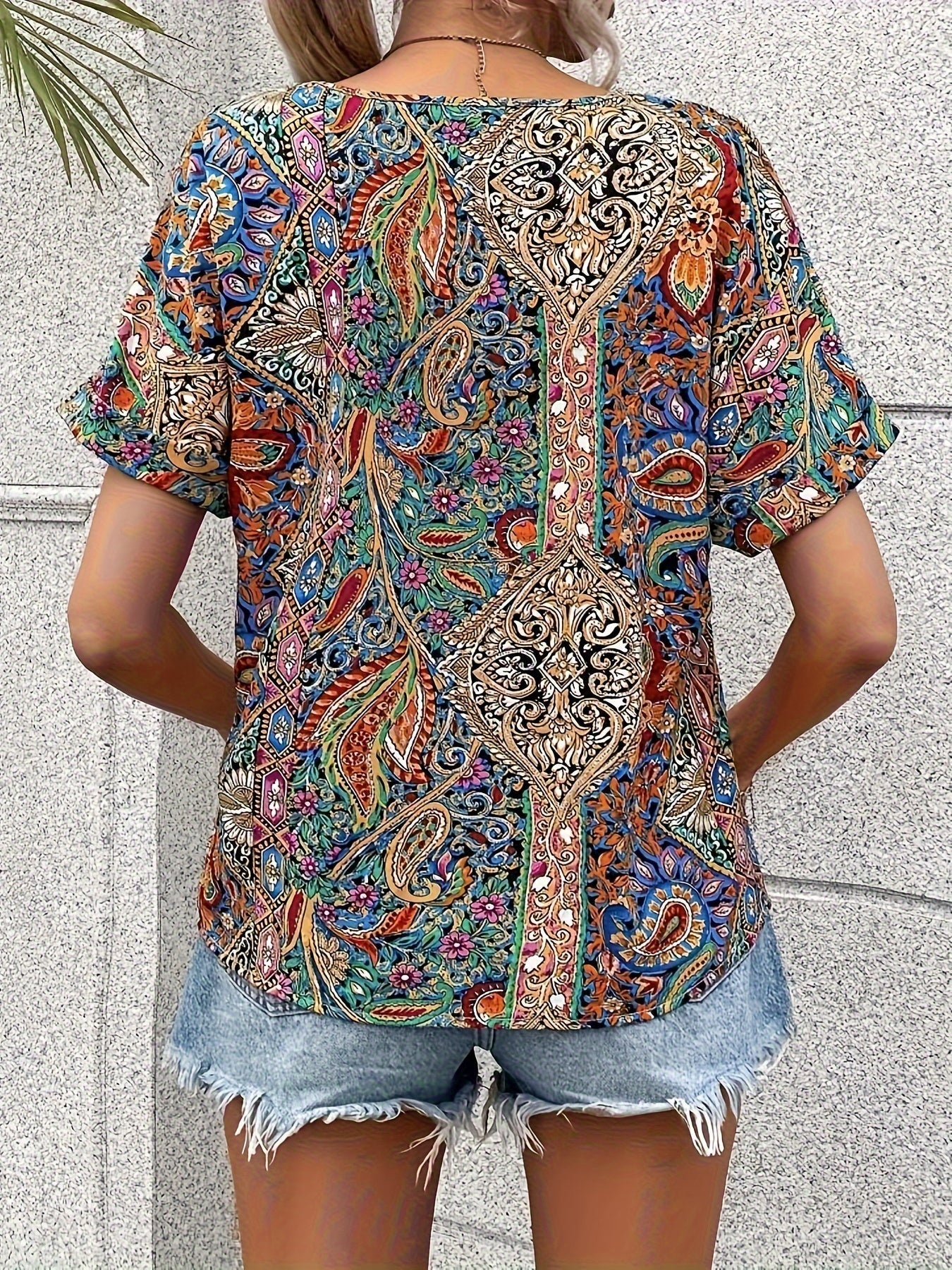 Stilla | Levende V-hals Bluse Online salg