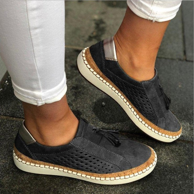 Stilla | Luftgennemtrængende Slip Ons Med Ortopædisk Støtte