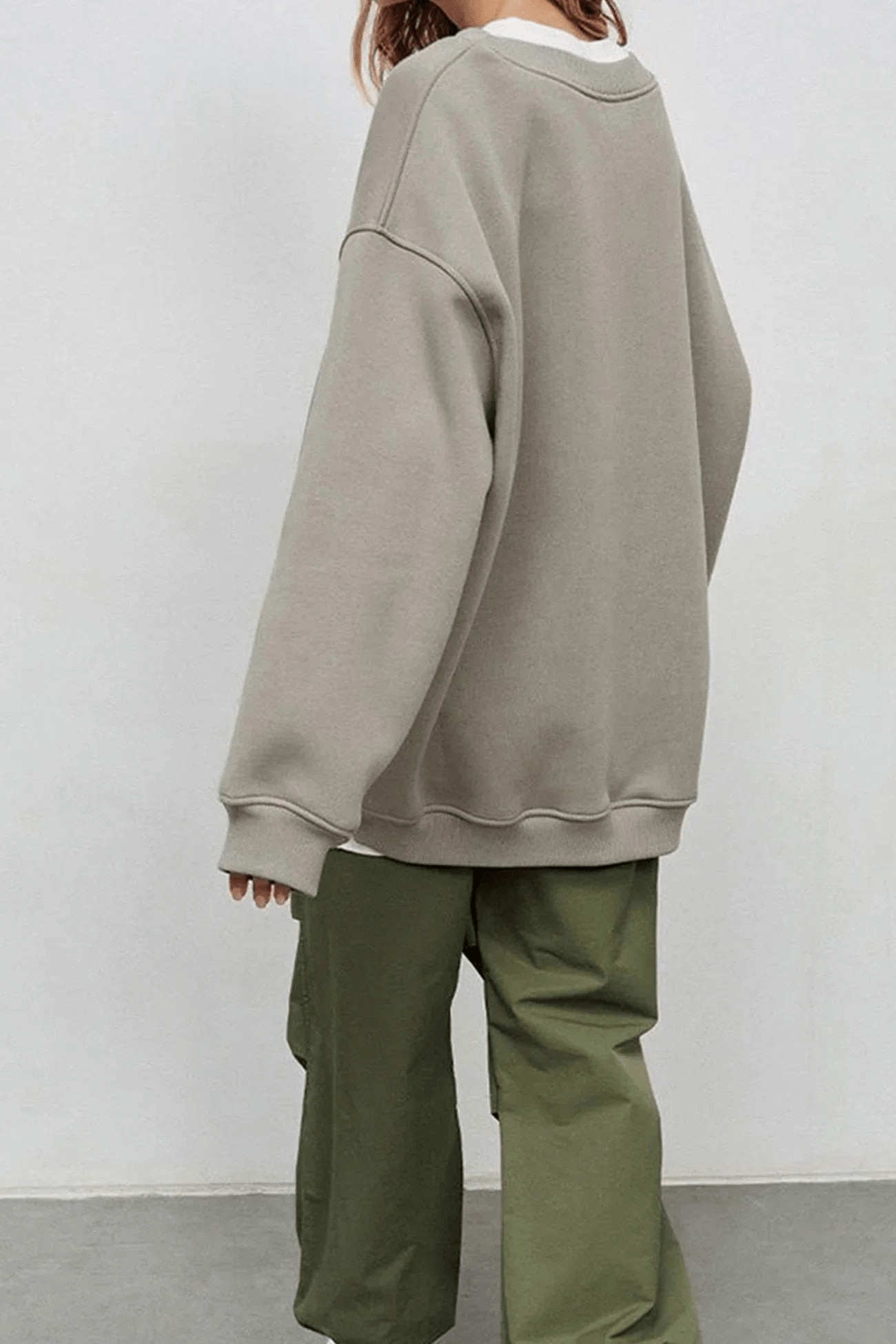 Stilla | Rundhalset Overdimensioneret Pullover Damenpullover Jumper Vest
