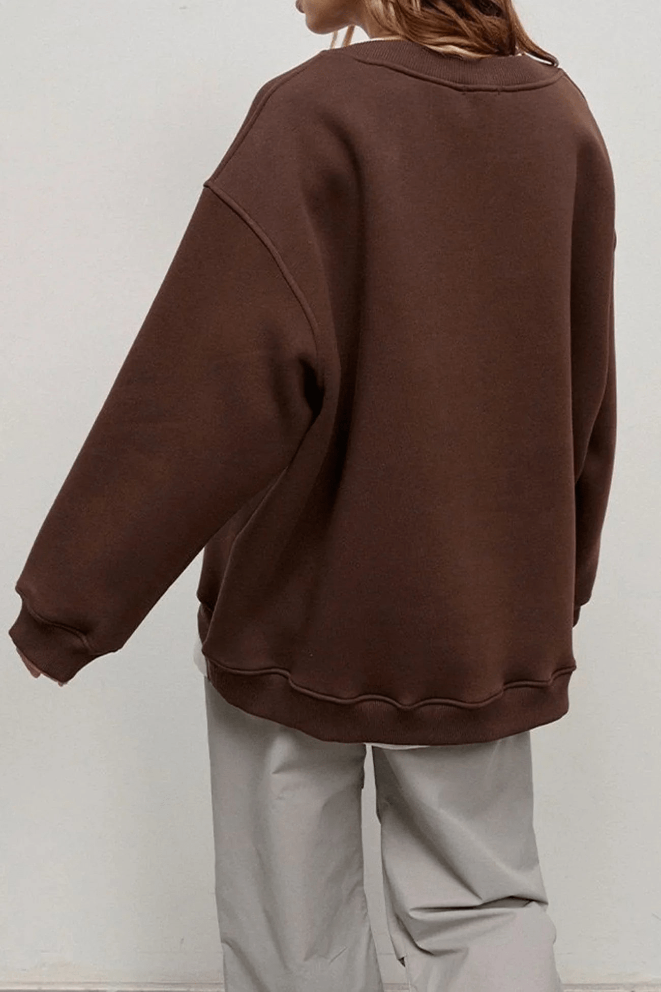 Stilla | Rundhalset Overdimensioneret Pullover Damenpullover Jumper Vest