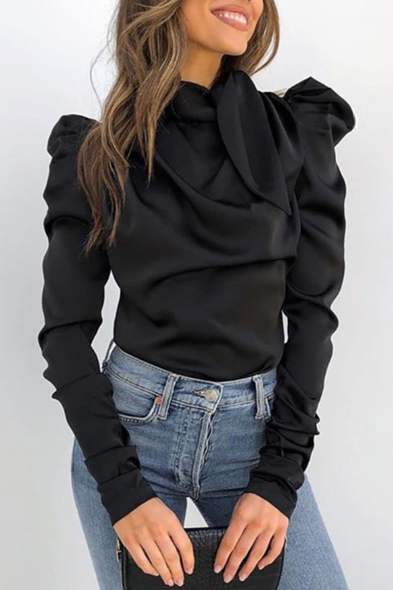 Stilla | Street Solid Fold Halv En Turtleneck Toppe Online nu