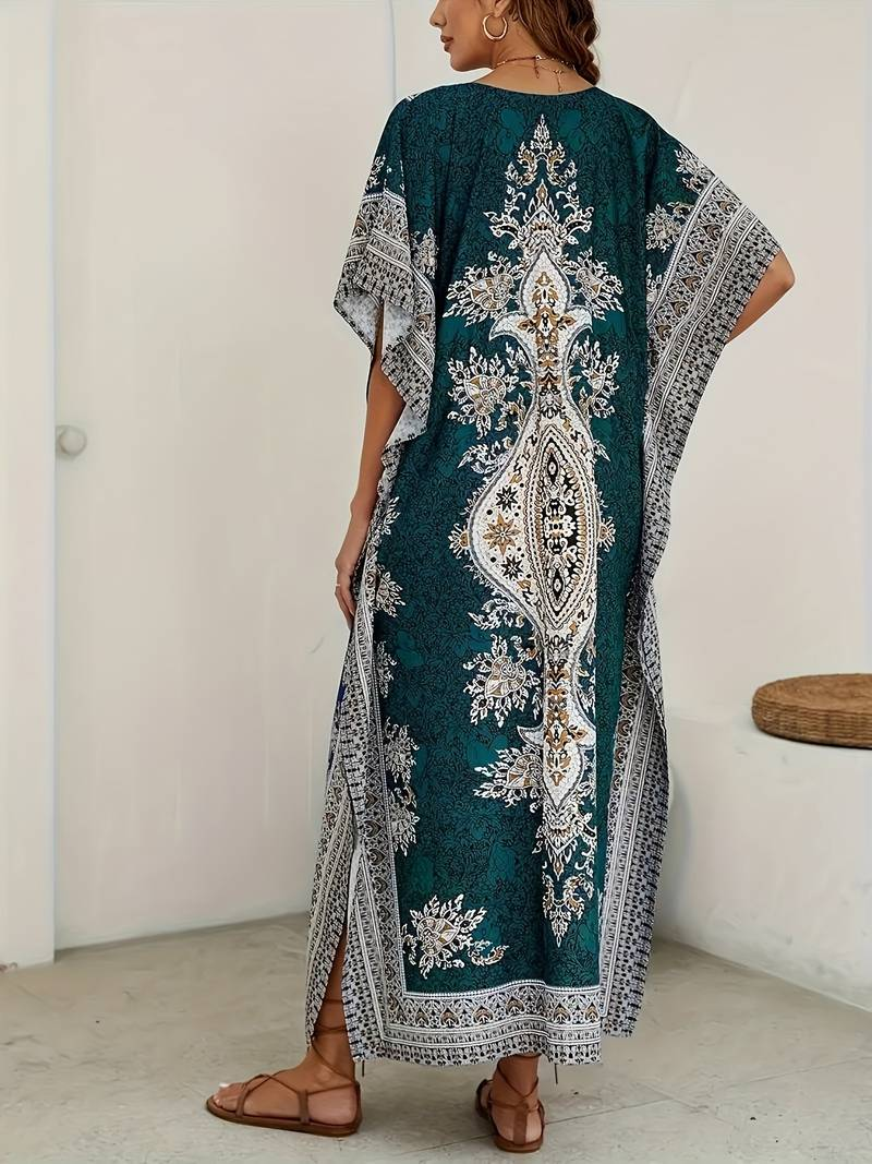 Stilla | Tropisk Kjole Med Tribal Print