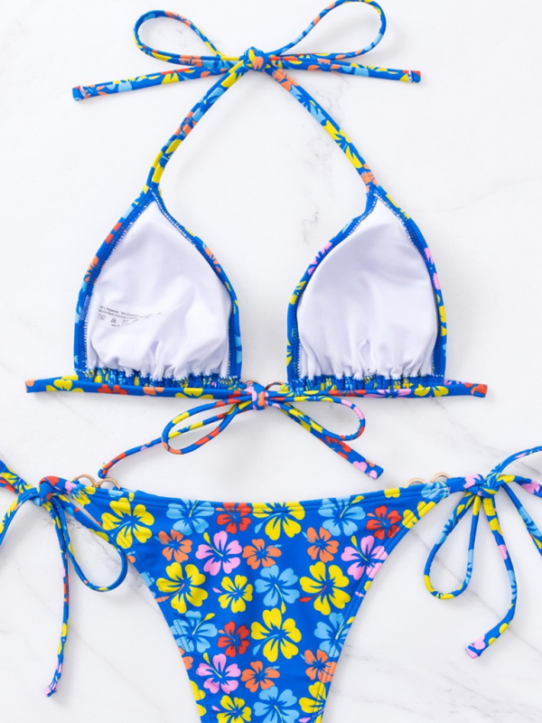 Stilla | Blomster Triangle Cup Snor Bikini Mode