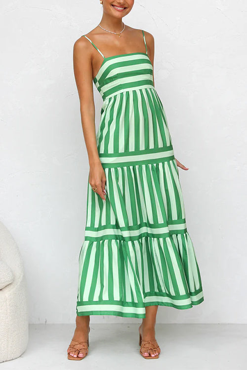 Stilla | Chic Stribet Sommerkjole Mode