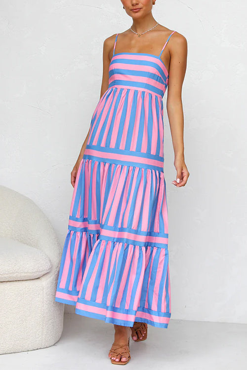 Stilla | Chic Stribet Sommerkjole Mode