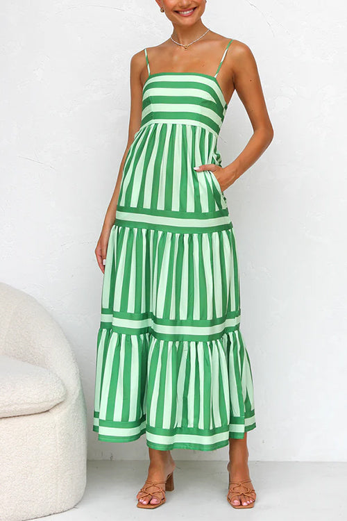 Stilla | Chic Stribet Sommerkjole Mode