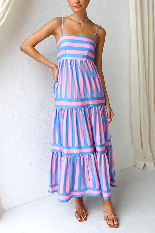Stilla | Chic Stribet Sommerkjole Mode