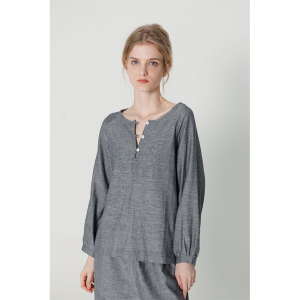 Stilla | Dame T-shirt Og Buksesæt Denim Stil Dobbelt Lag Mesh