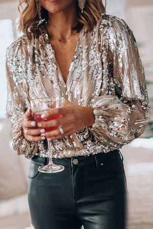 Stilla | Elegant Glamour Damebluse