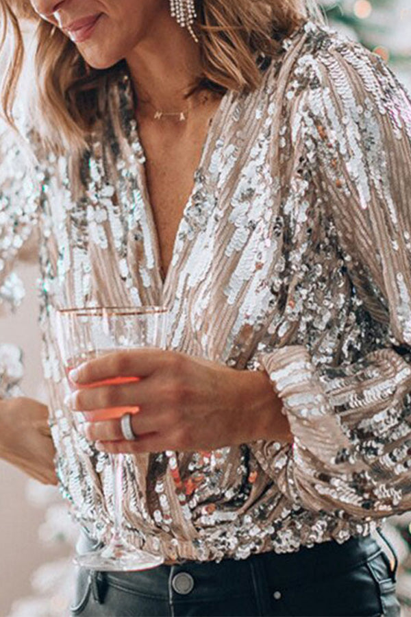 Stilla | Elegant Glamour Damebluse