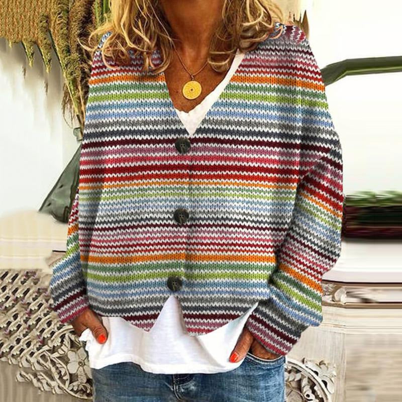 Stilla | Blød Cardigan Med Print til Kvinder Online Hot Salg