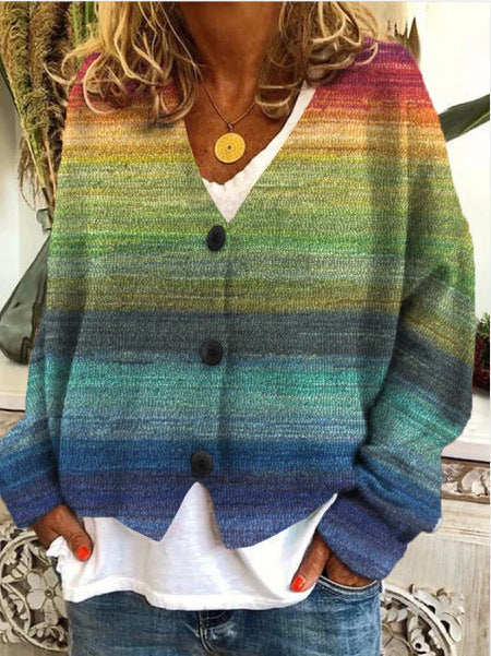 Stilla | Blød Cardigan Med Print til Kvinder Online Hot Salg