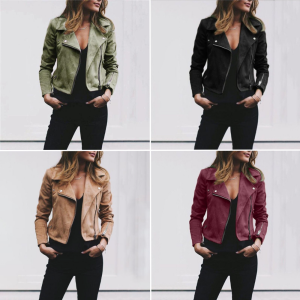 Stilla | Suede Bikerjakke til Kvinder